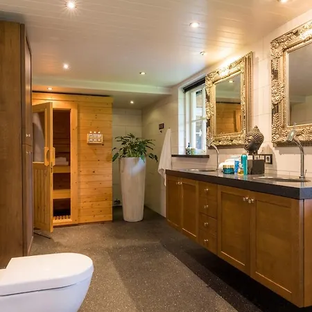 Private With Jacuzzi, Sauna & Swimmingpool 빌라 Delwijnen